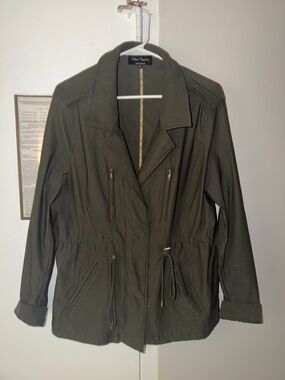 Eden Society  Olive Utility Drawstring Jacket XL